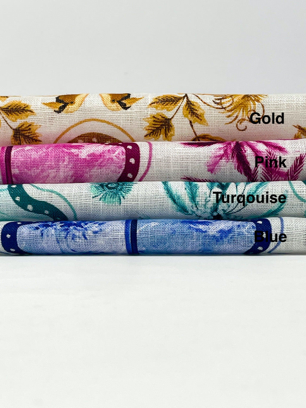 Palm Tree Tropical Handkerchief Light Weight 100% Linen Fabric By The Yard/CL1108