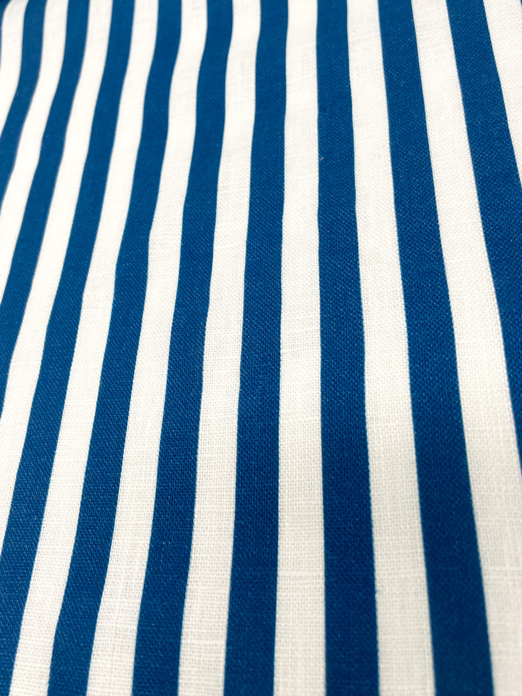 3/8" Narrow Thin Stripe 100% Natural Linen Fabric by the Yard / 57" Wide / CL1102