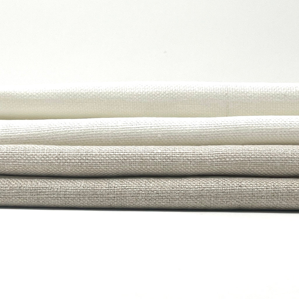 Stain Resistant Medium Heavy Weight 100% Linen Weave Fabric By The Yard / 54" Width / CL1124