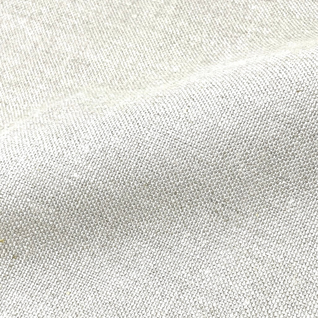 Stain Resistant Medium Heavy Weight 100% Linen Weave Fabric By The Yard / 54" Width / CL1124