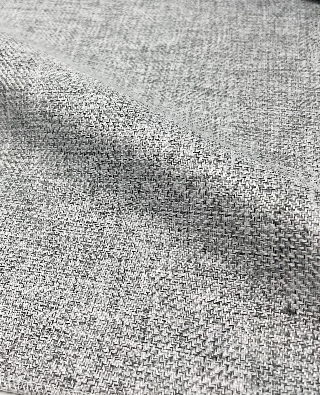 Blackout Faux Linen Fabric By The Yard, 3 Pass Blackout Fabric, Room Darkening Linen By The Yard/CL1097