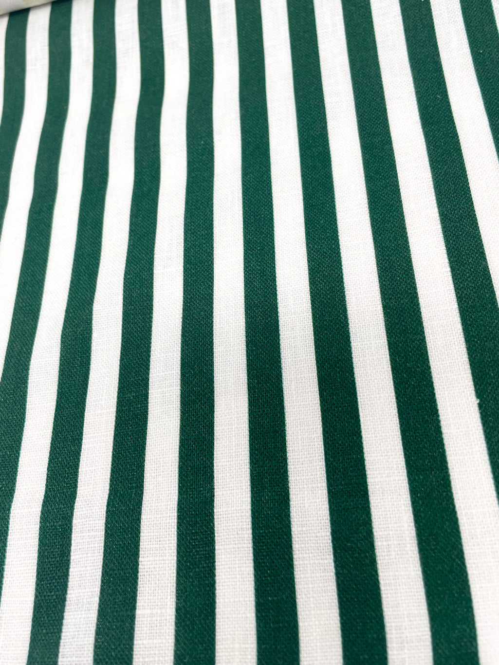 3/8" Narrow Thin Stripe 100% Natural Linen Fabric by the Yard / 57" Wide / CL1102