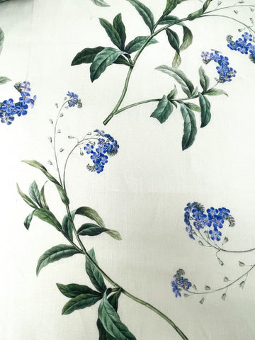 Plant Garden Handkerchief Light Weight 100% Linen Fabric By The Yard/CL1104