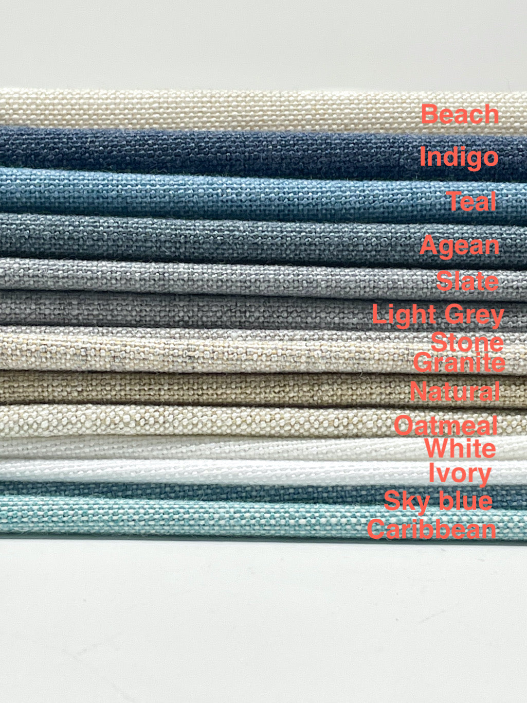 Medium Blend Linen Fabric by the Yard / 54" Wide / CL1040