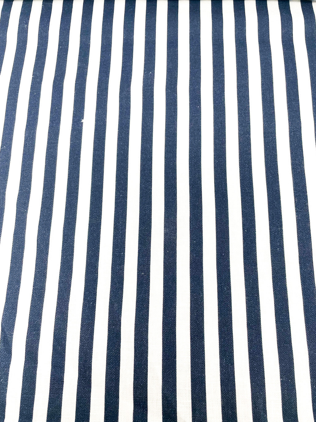 3/8" Narrow Thin Stripe 100% Natural Linen Fabric by the Yard / 57" Wide / CL1102