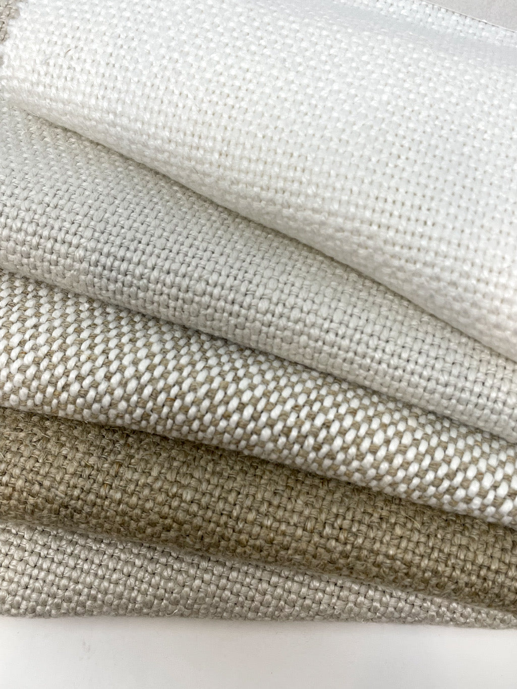 Medium Heavy Weight 100% Linen Weave Fabric by the Yard / 55" Wide / CL1120