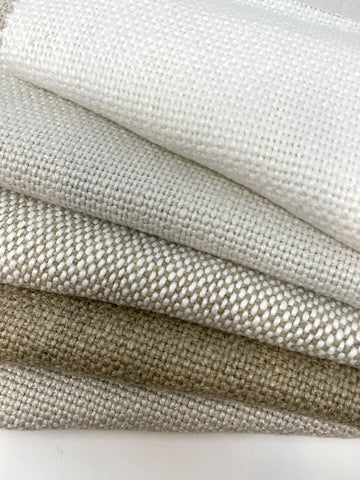 Medium Heavy Weight 100% Linen Weave Fabric by the Yard / 55" Wide / CL1120