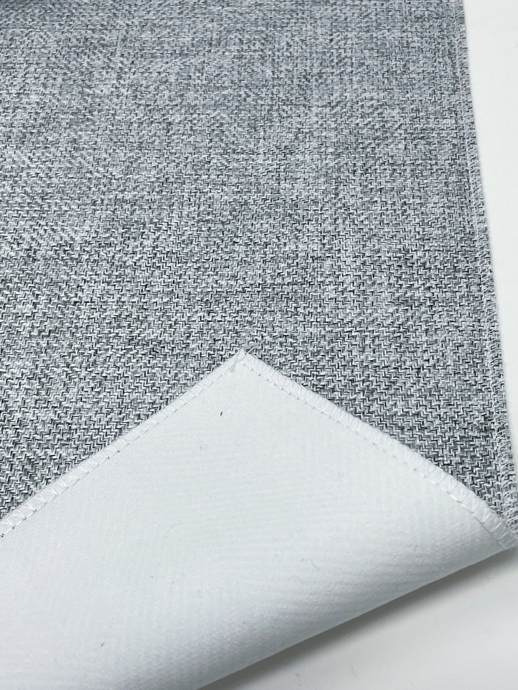Blackout Faux Linen Fabric By The Yard, 3 Pass Blackout Fabric, Room Darkening Linen By The Yard/CL1097