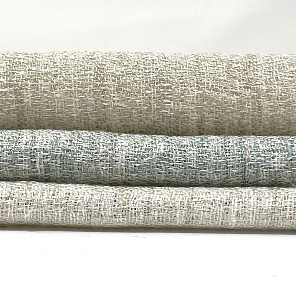Textured Rustic Linen Blend Fabric By The Yard / 54" Width / CL1101
