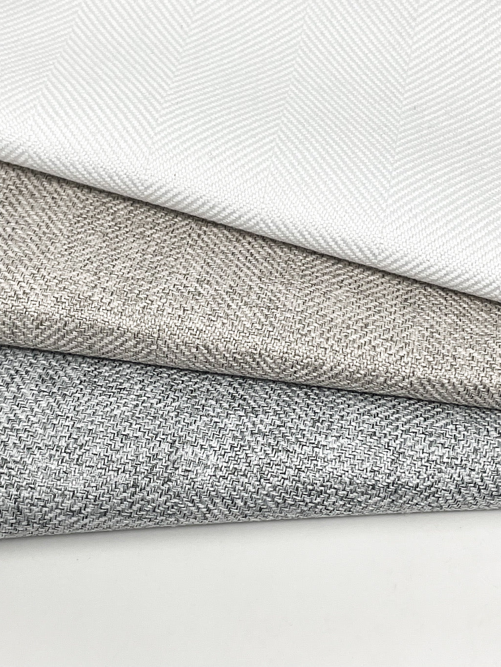 Blackout Faux Linen Fabric By The Yard, 3 Pass Blackout Fabric, Room Darkening Linen By The Yard/CL1097