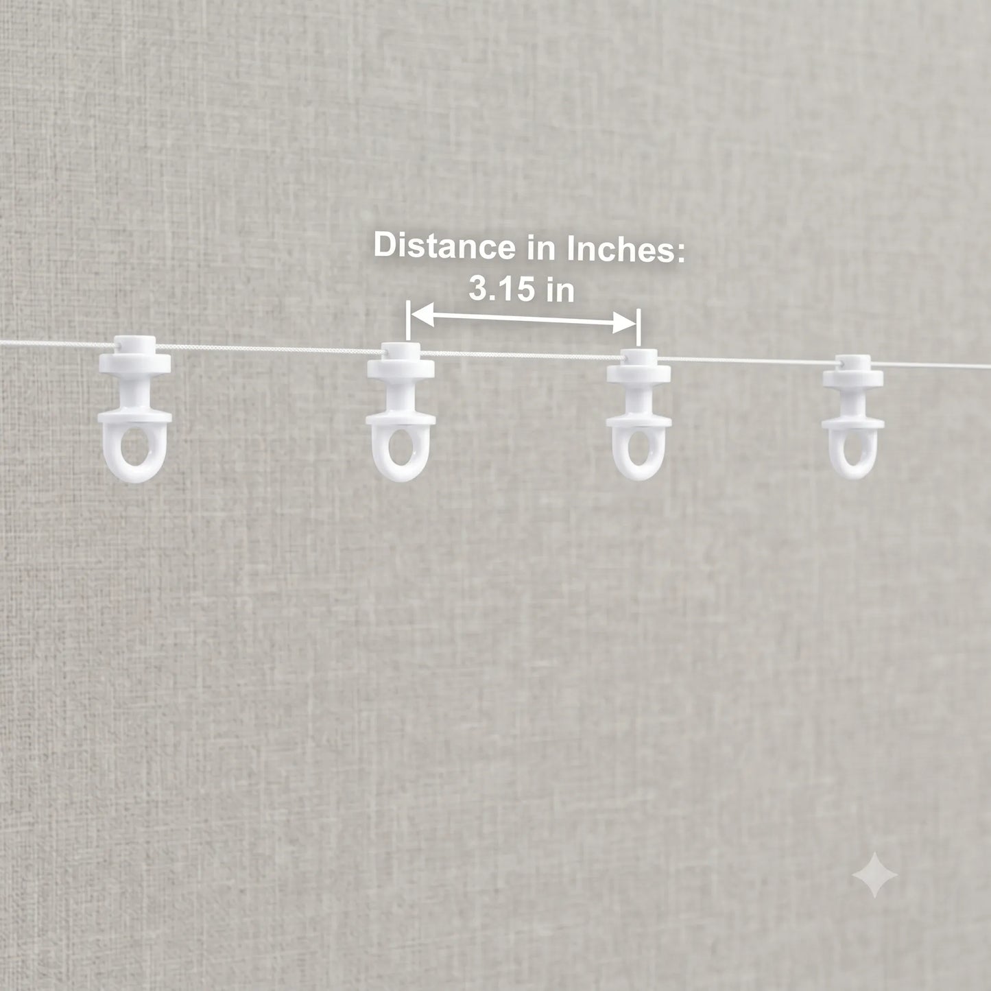 Silent S-Fold Wave Curtain Track Runners | Smooth Glide Pulleys for Ripple Fold Drapes | CH1005