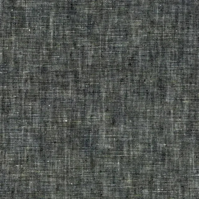 Blue Double Width 100% Natural Linen Fabric Flat Roman Shade, CL1056