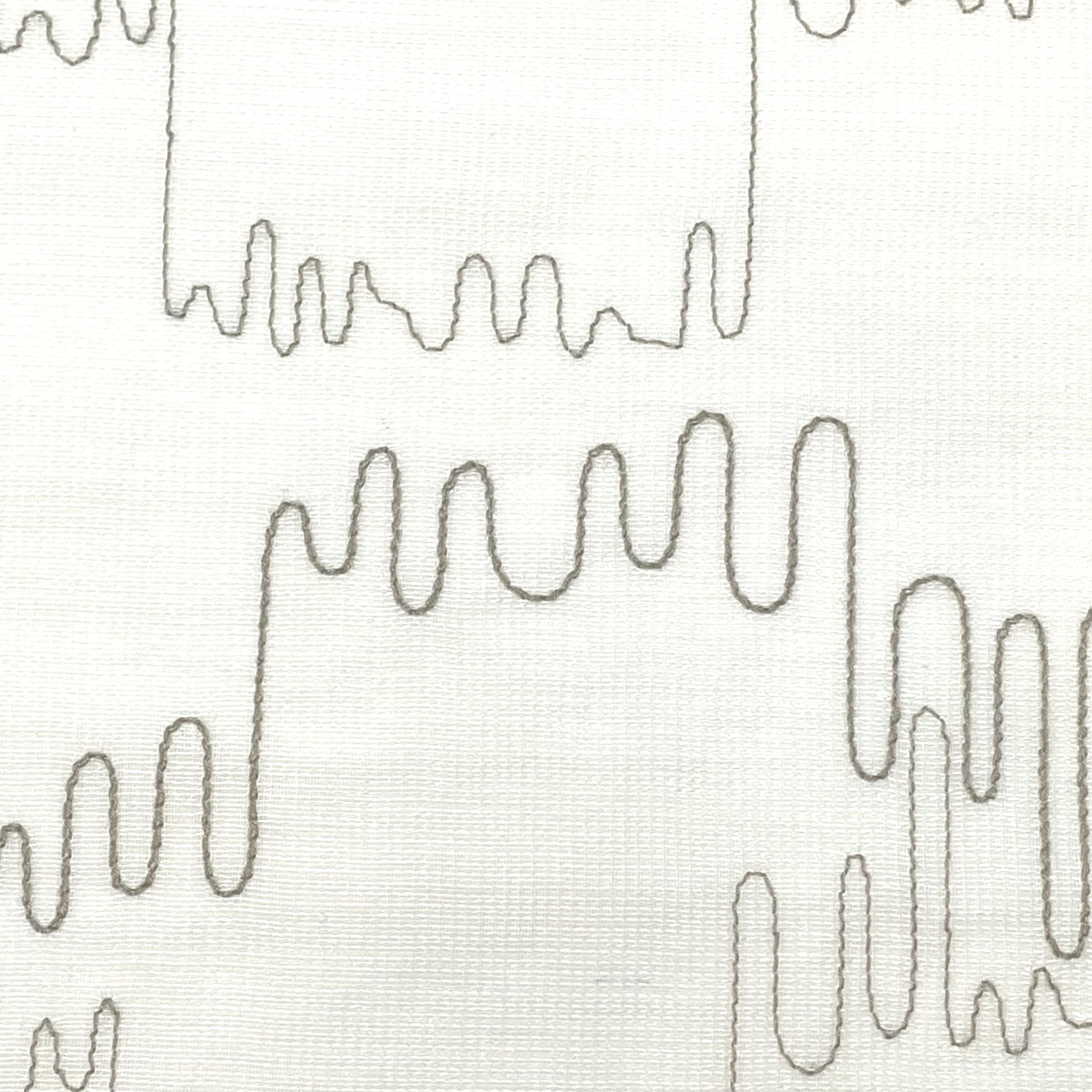 Embroidery Abstract Blend Linen Fabric By The Yard/CL1062