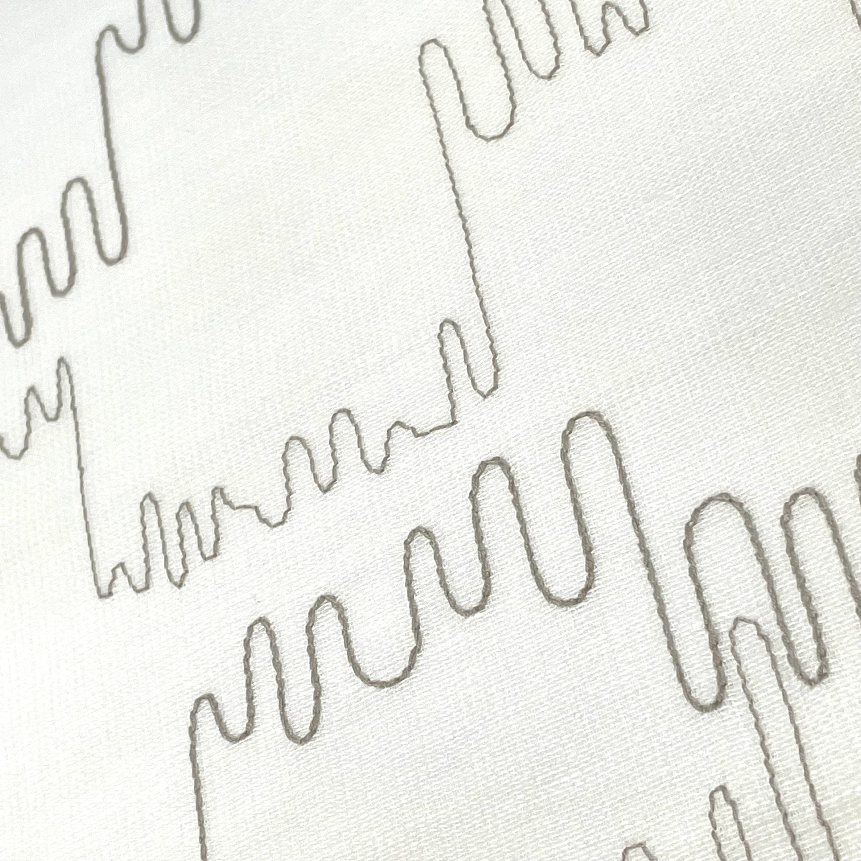 Embroidery Abstract Blend Linen Fabric By The Yard/CL1062
