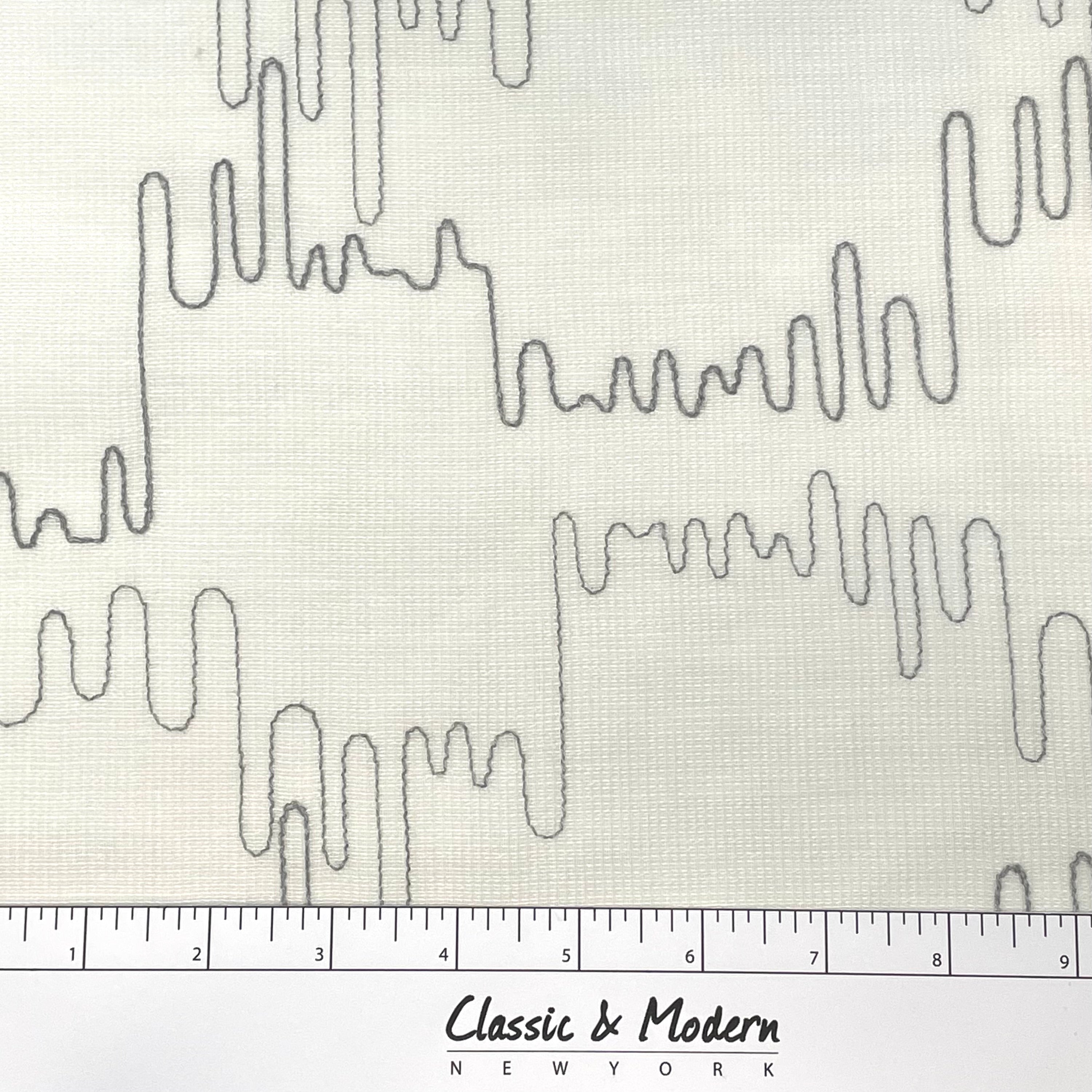 Embroidery Abstract Blend Linen Fabric By The Yard/CL1062