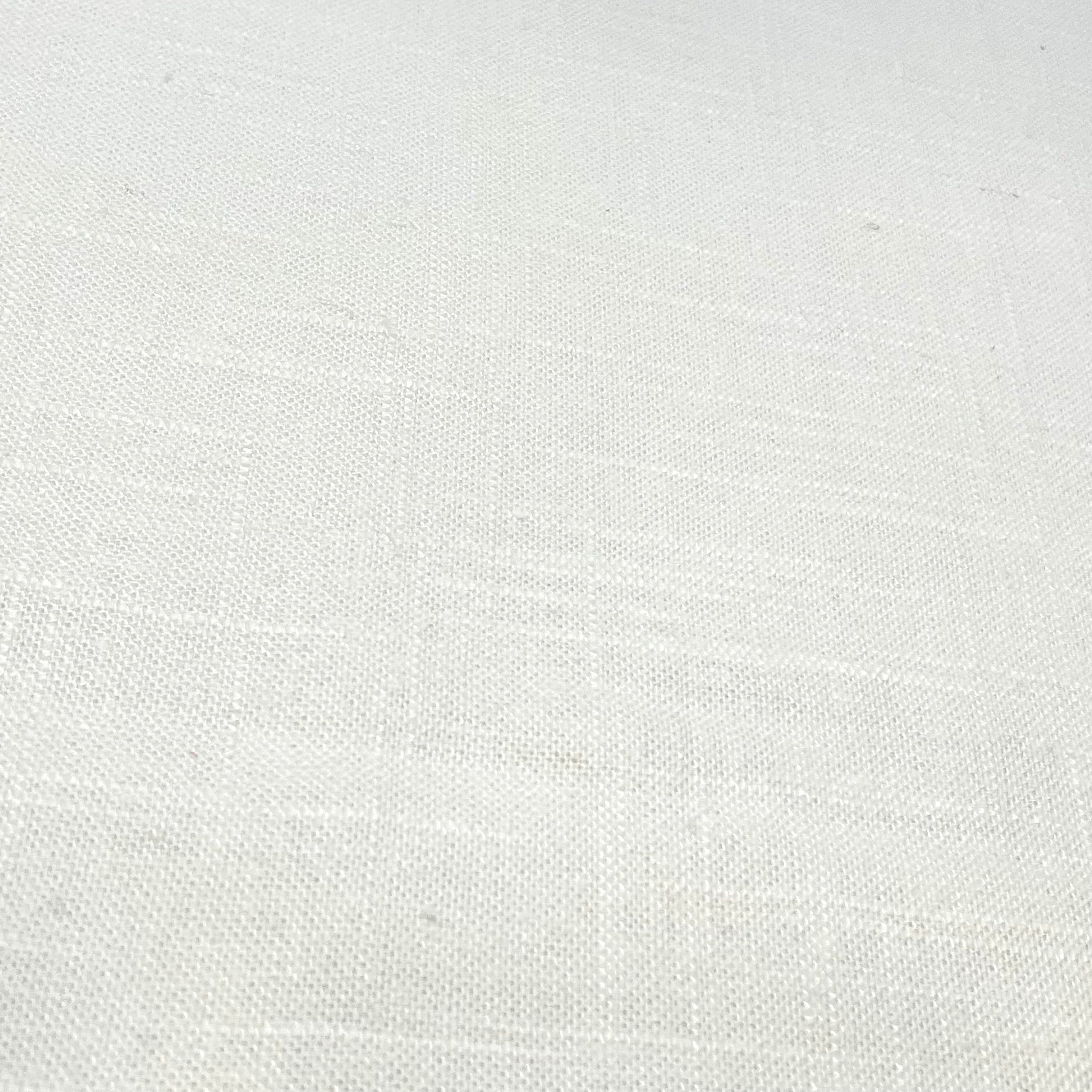 Solid Plain Sheer Net Linen Blend Fabric by the Yard / 118" Wide / CL1063