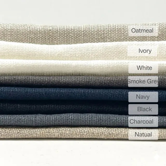 Tumbled Washed Belgian 100% Natural Linen Fabric, 54"Width, CL1064