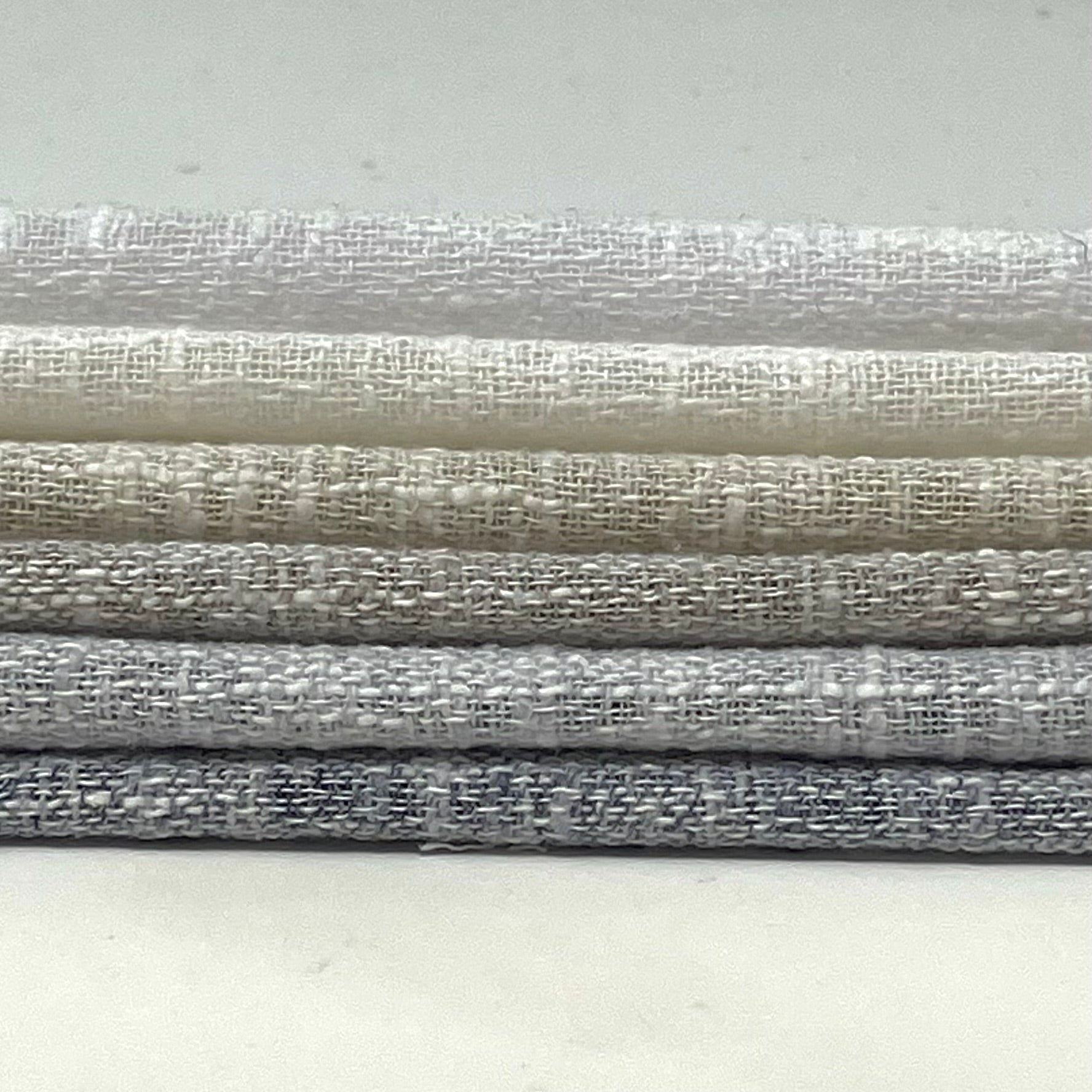 Textured Solid Sheer Linen Blend Fabric By The Yard/CL1065