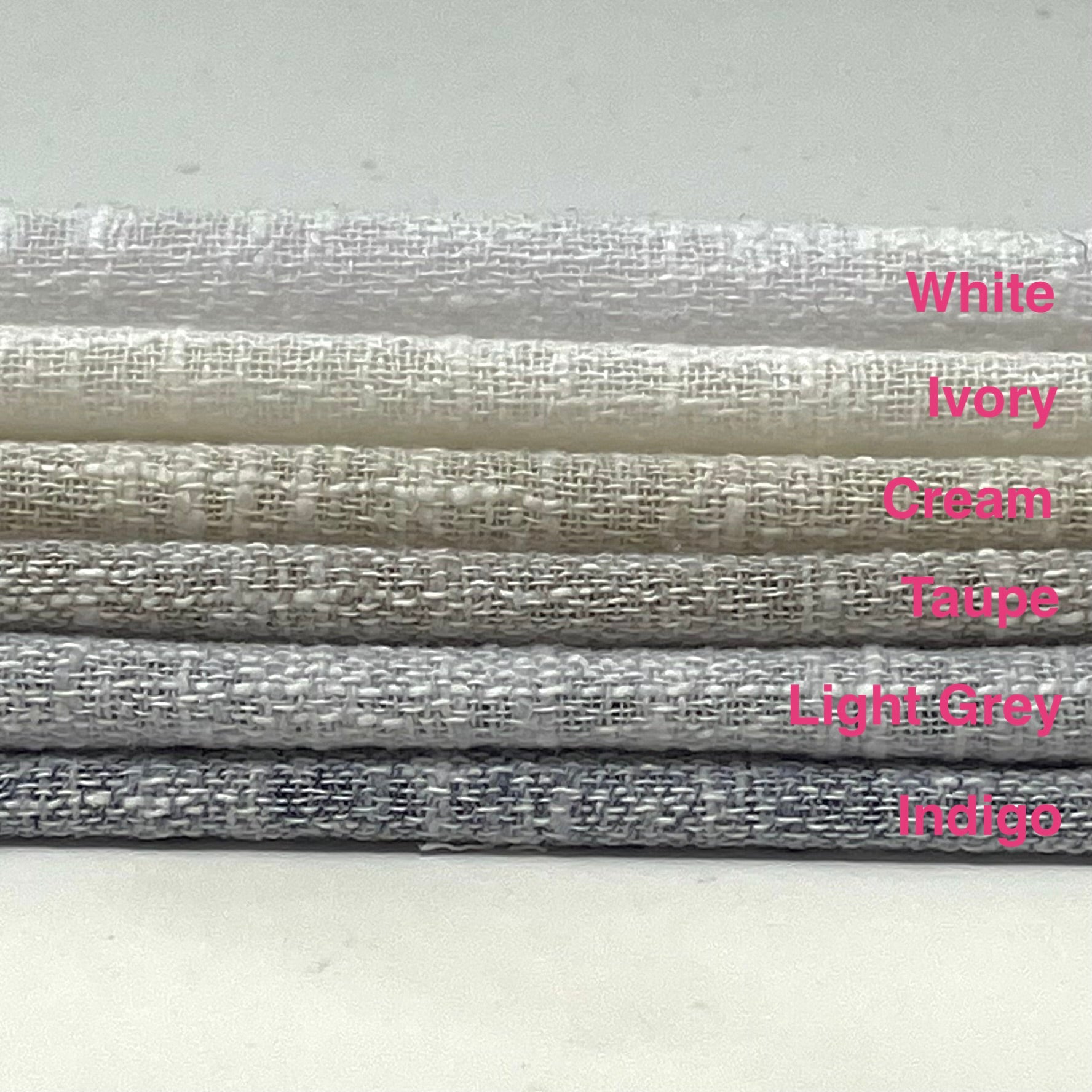 Textured Solid Sheer Linen Blend Fabric By The Yard/CL1065