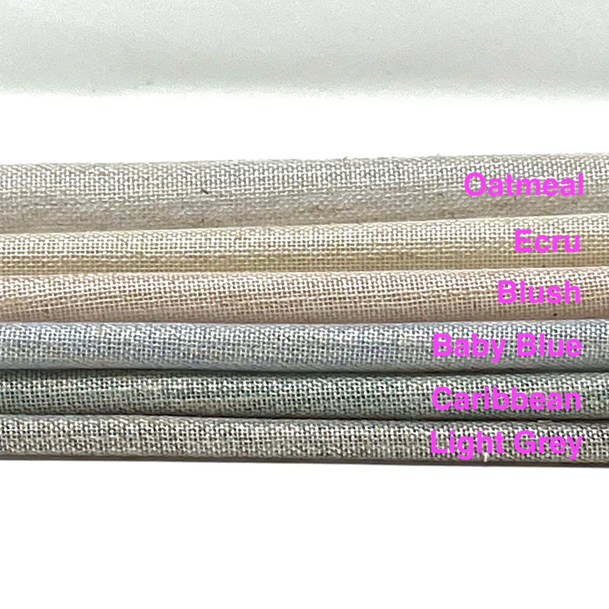2 Tone Sheer Linen Blend Fabric by the Yard / 56