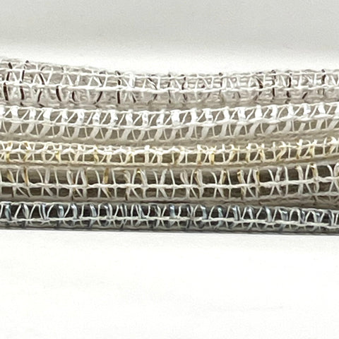 Large mesh Net Blend Linen Fabric By The Yard / CL1070