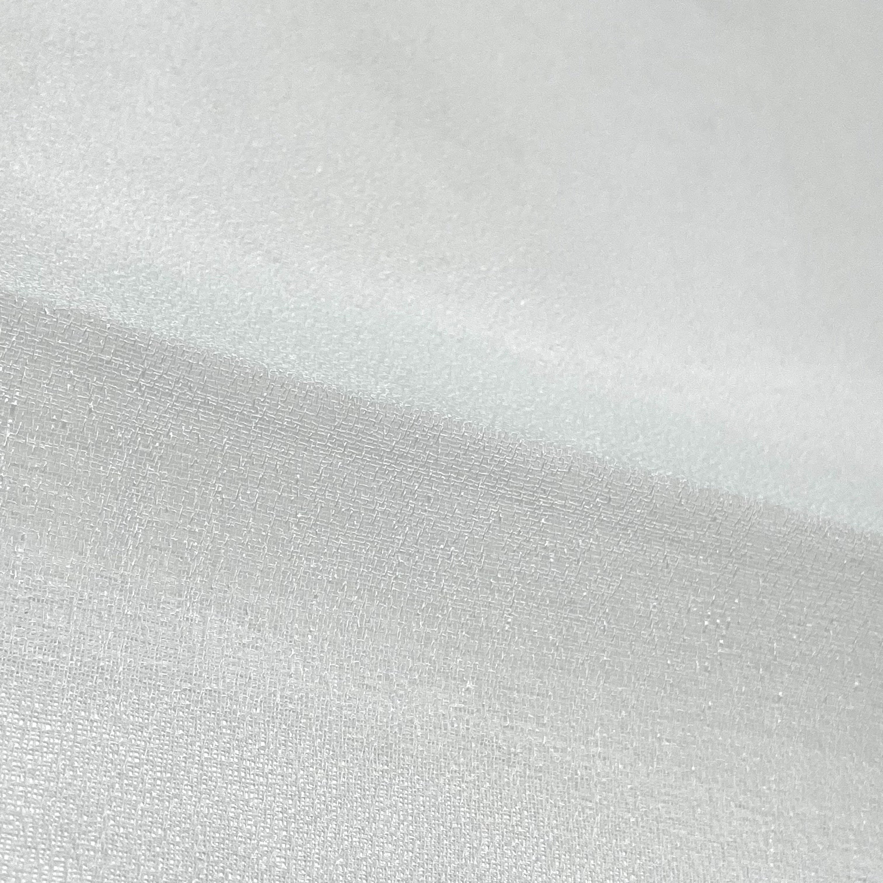 Textured Net Weave Faux Linen Fabric by the Yard / 118" Width / CL1071