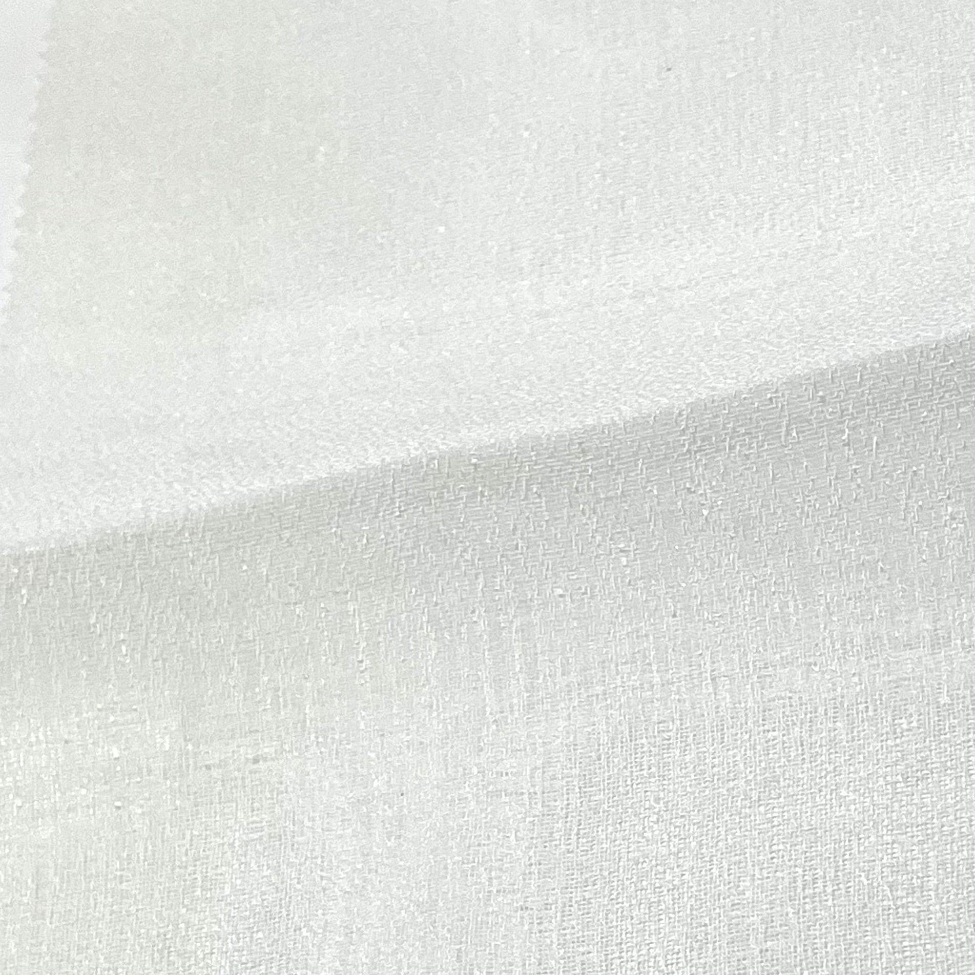 Textured Net Weave Faux Linen Fabric by the Yard / 118" Width / CL1071