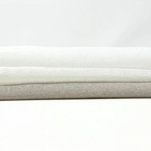 Textured Net Weave Faux Linen Fabric by the Yard | 118"Width | CL1071