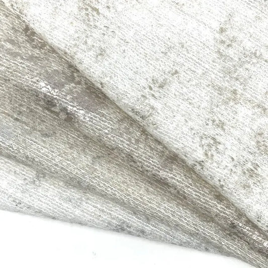 Textured Metallic Glitter Linen Blend Fabric By The Yard | 56"Width | CL1085