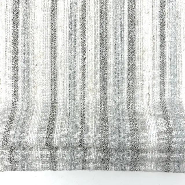 Textured Embroidery Blend Linen Flat Roman Shade, CL1098