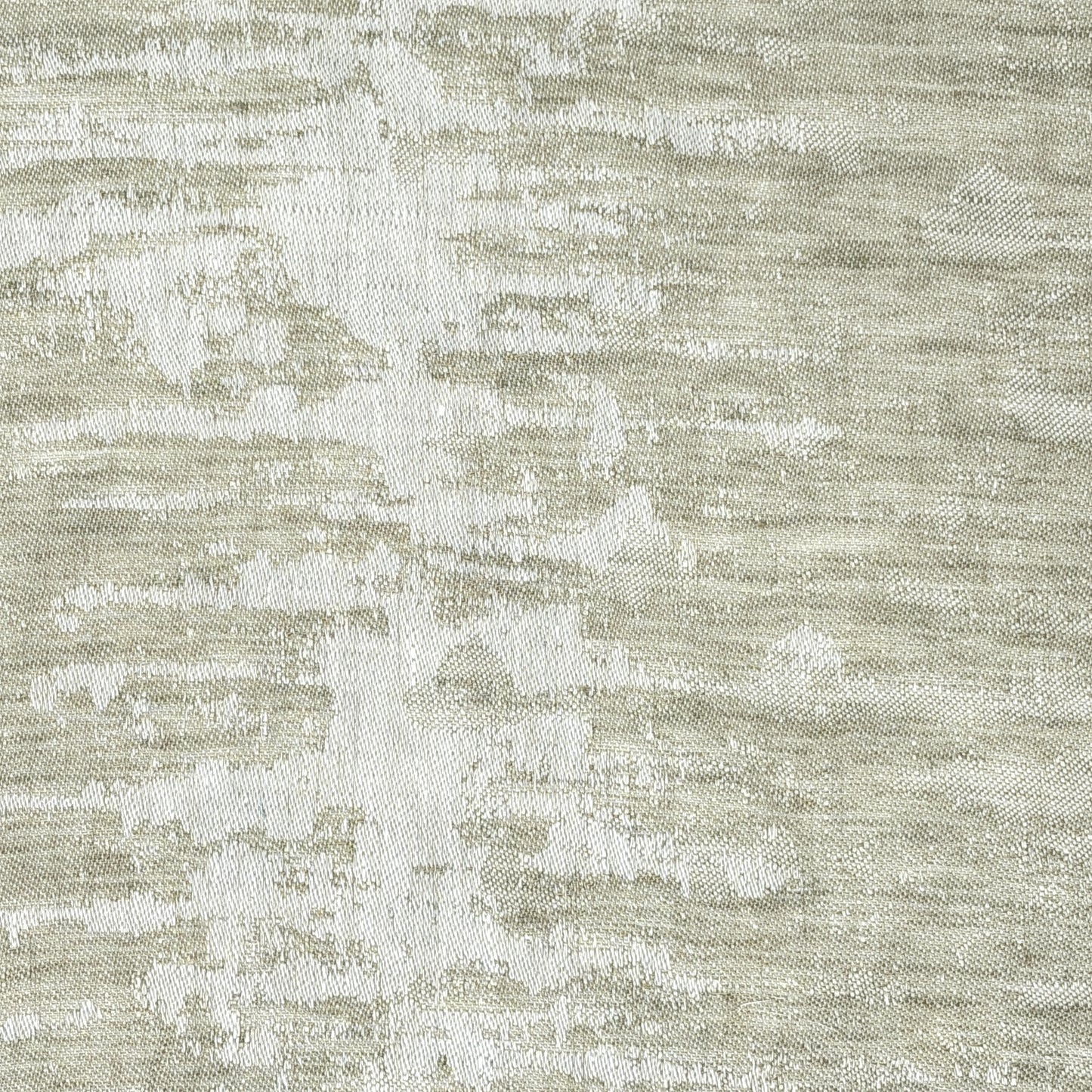 Irregular Geometric 100% Linen Flat Roman Shade, CL1119