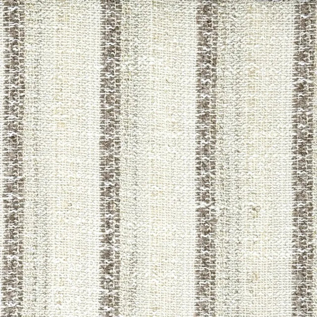 Striped Textured Embroidery Blend Linen Fabric by the Yard, 118"Width, CL1143