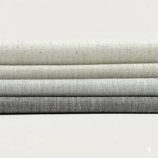 3 Pass Blackout Faux Linen Fabric By The Yard | 54"Width | CL1185