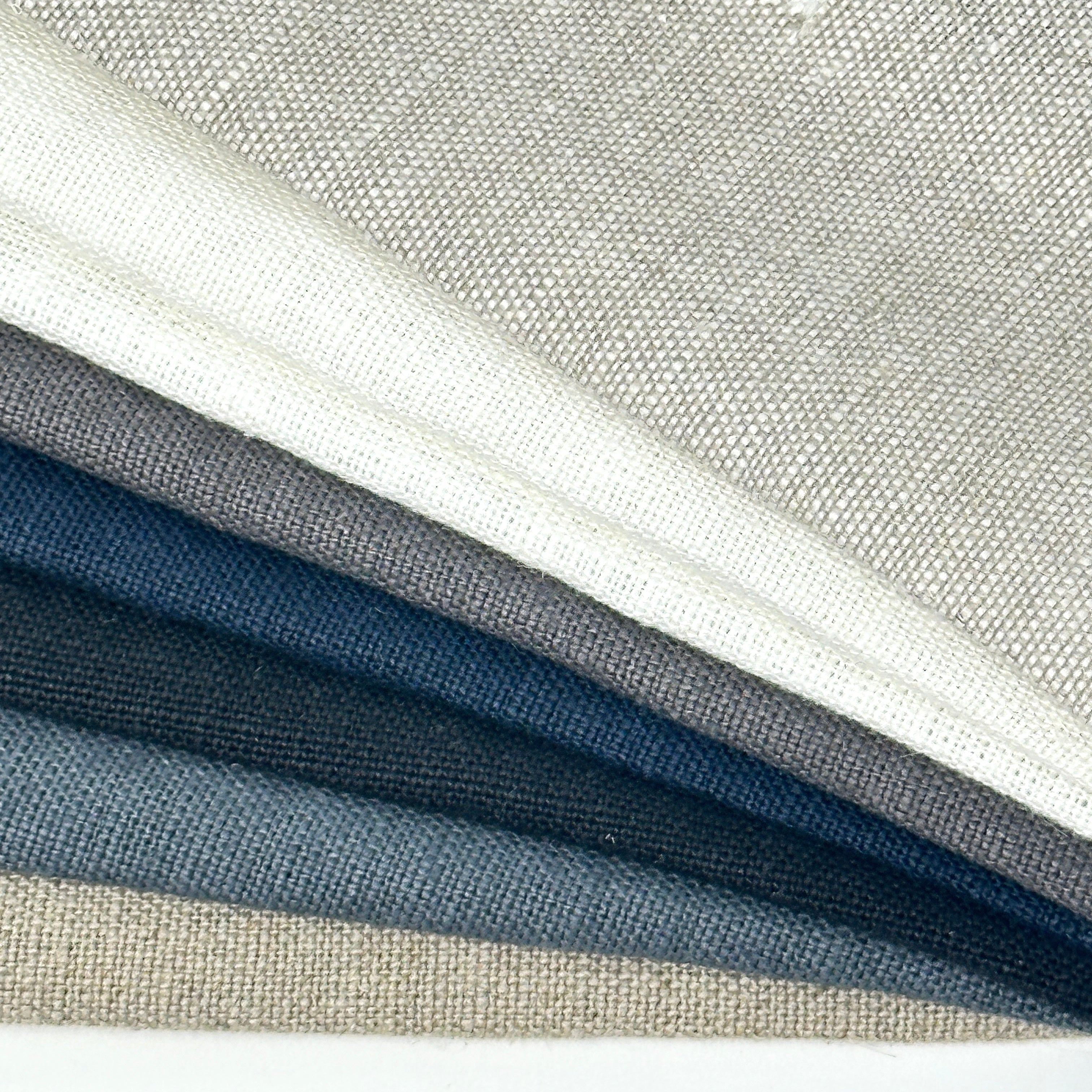 Tumbled Washed Belgian 100% Natural Linen Fabric / 54" Width / CL1064