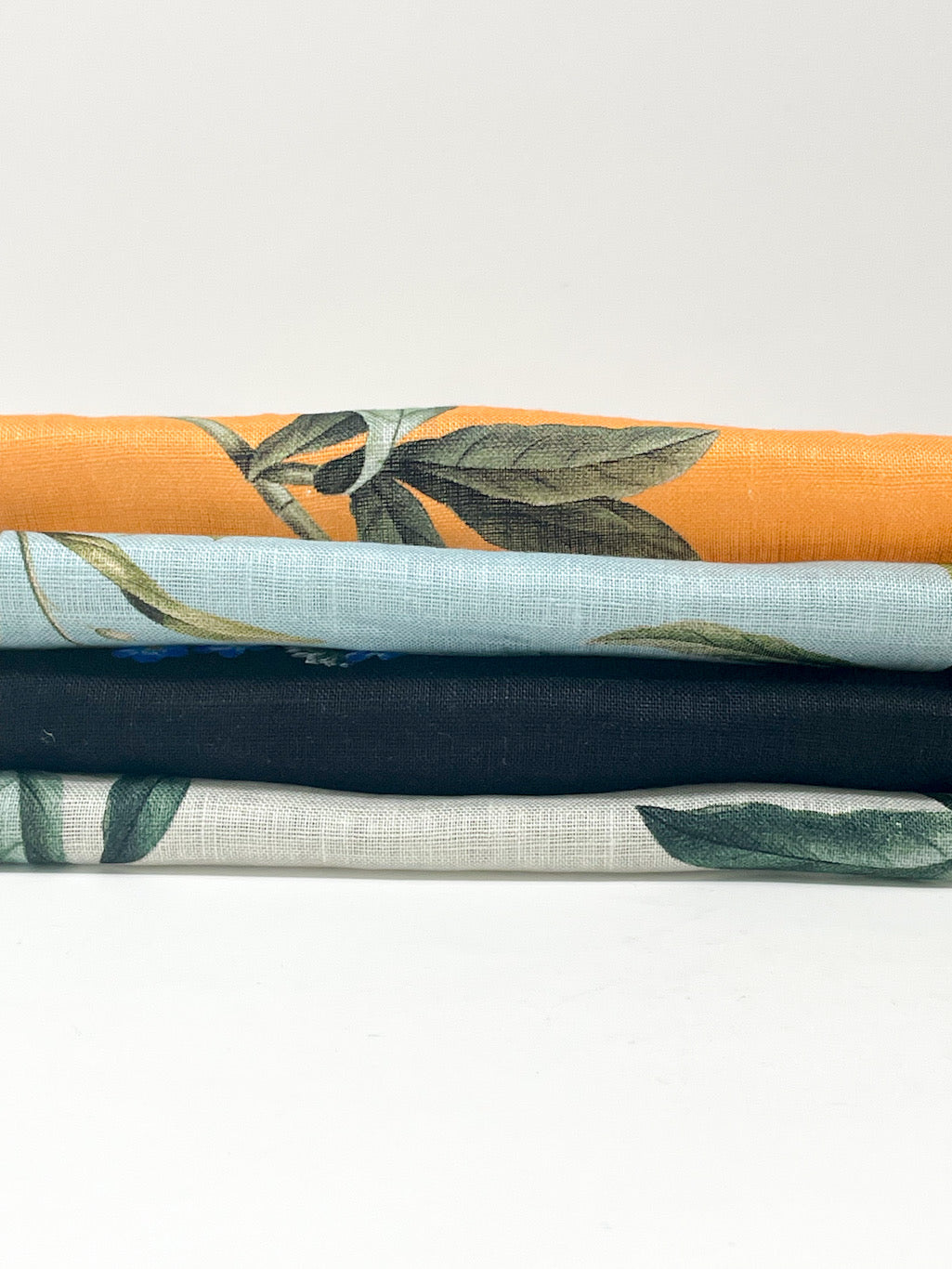 Plant Garden Handkerchief Light Weight 100% Linen Fabric By The Yard/CL1104