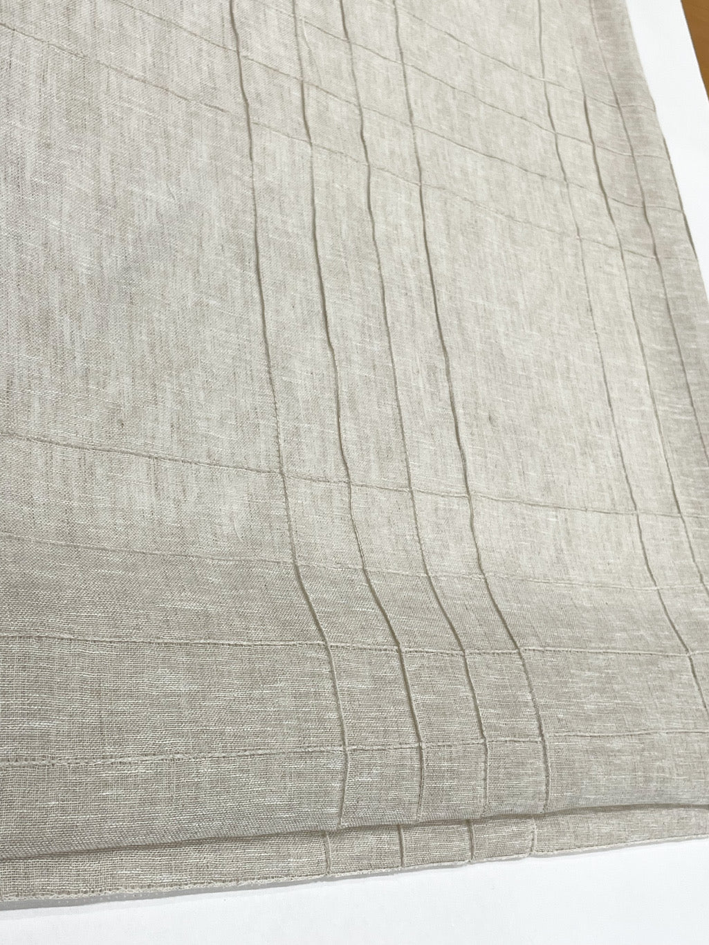 Seamed Blend Linen Flat Relaxed Casual Roman Shade, Farmhouse contemporary Roman Shade/CL1086