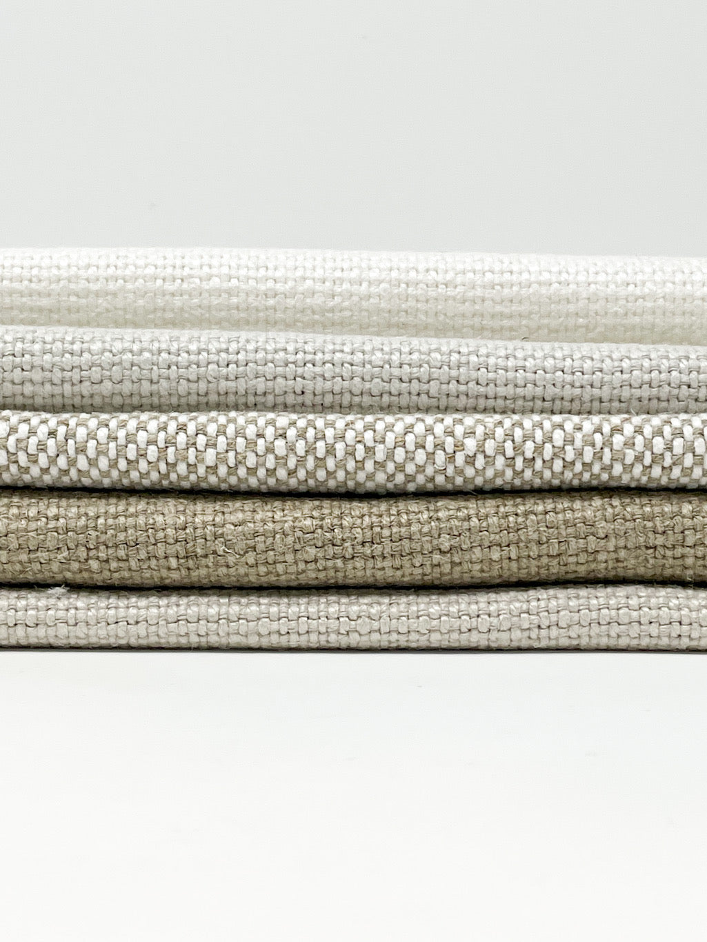 Medium Heavy Weight 100% Linen Weave Fabric by the Yard / 55