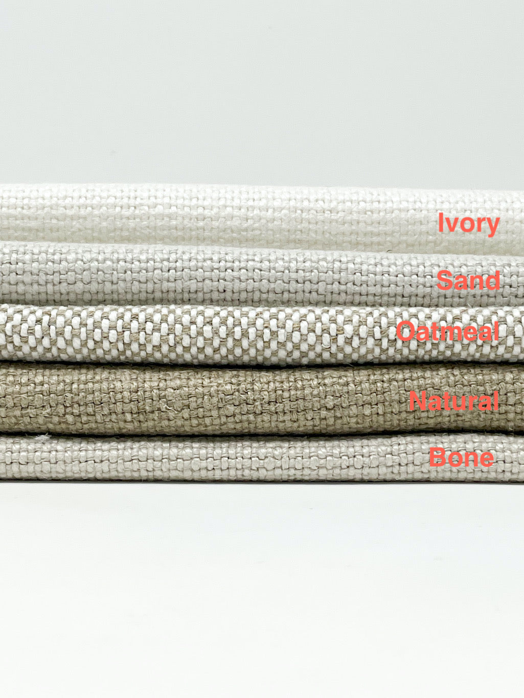 Medium Heavy Weight 100% Linen Weave Fabric by the Yard / 55" Wide / CL1120