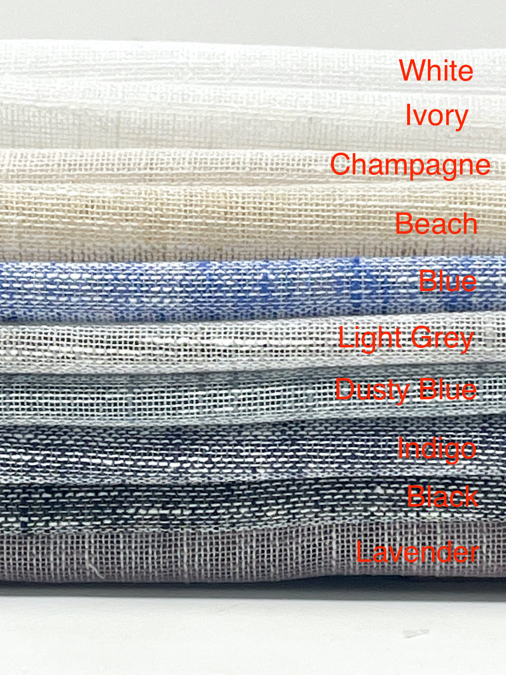 2 Tone Poly Linen Sheer Fabric by the Yard / 118" Wide / CL1034