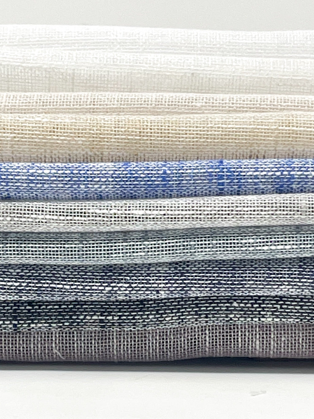 2 Tone Poly Linen Sheer Fabric by the Yard / 118" Wide / CL1034