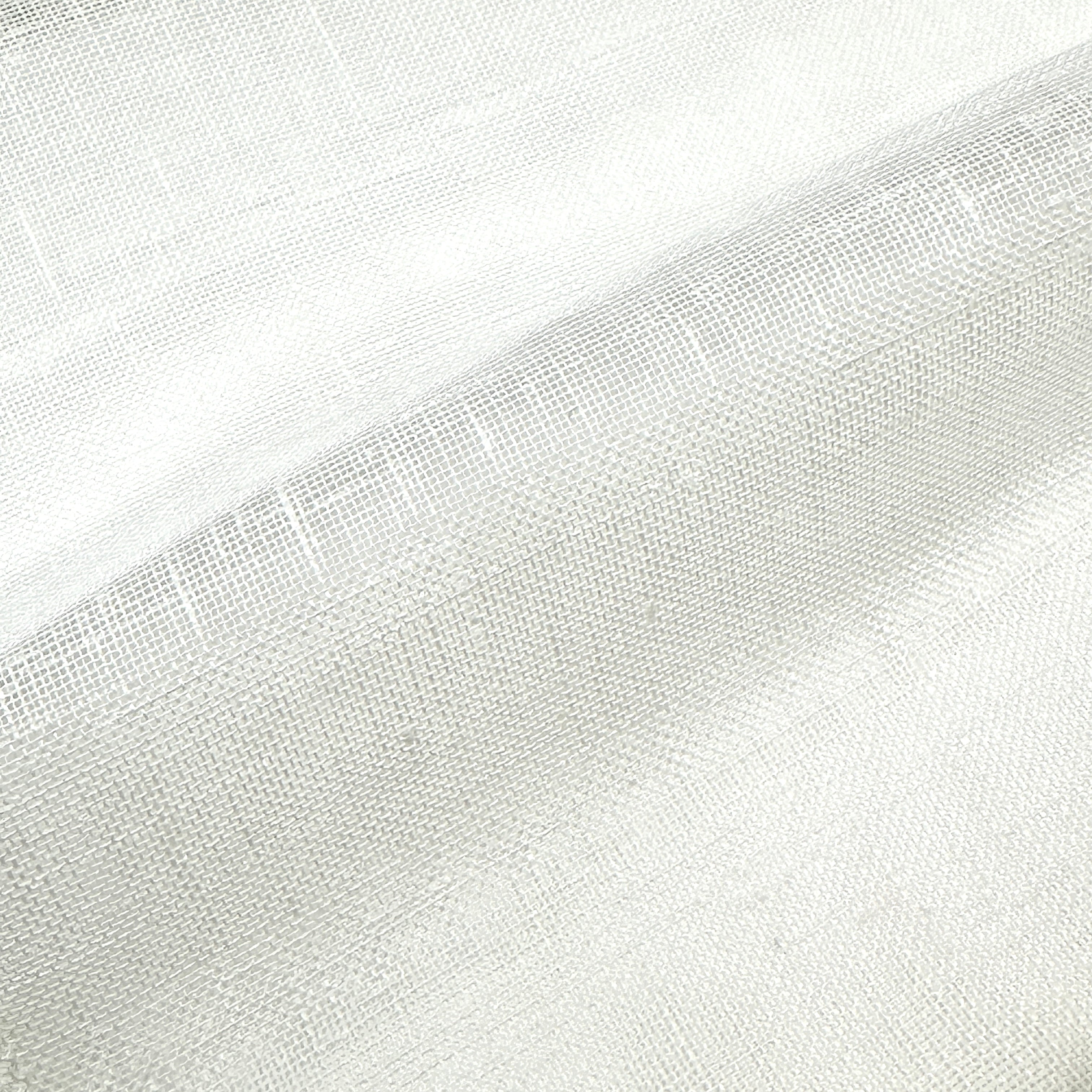Textured Poly Sheer Linen Fabric / 57" Width / CL1099