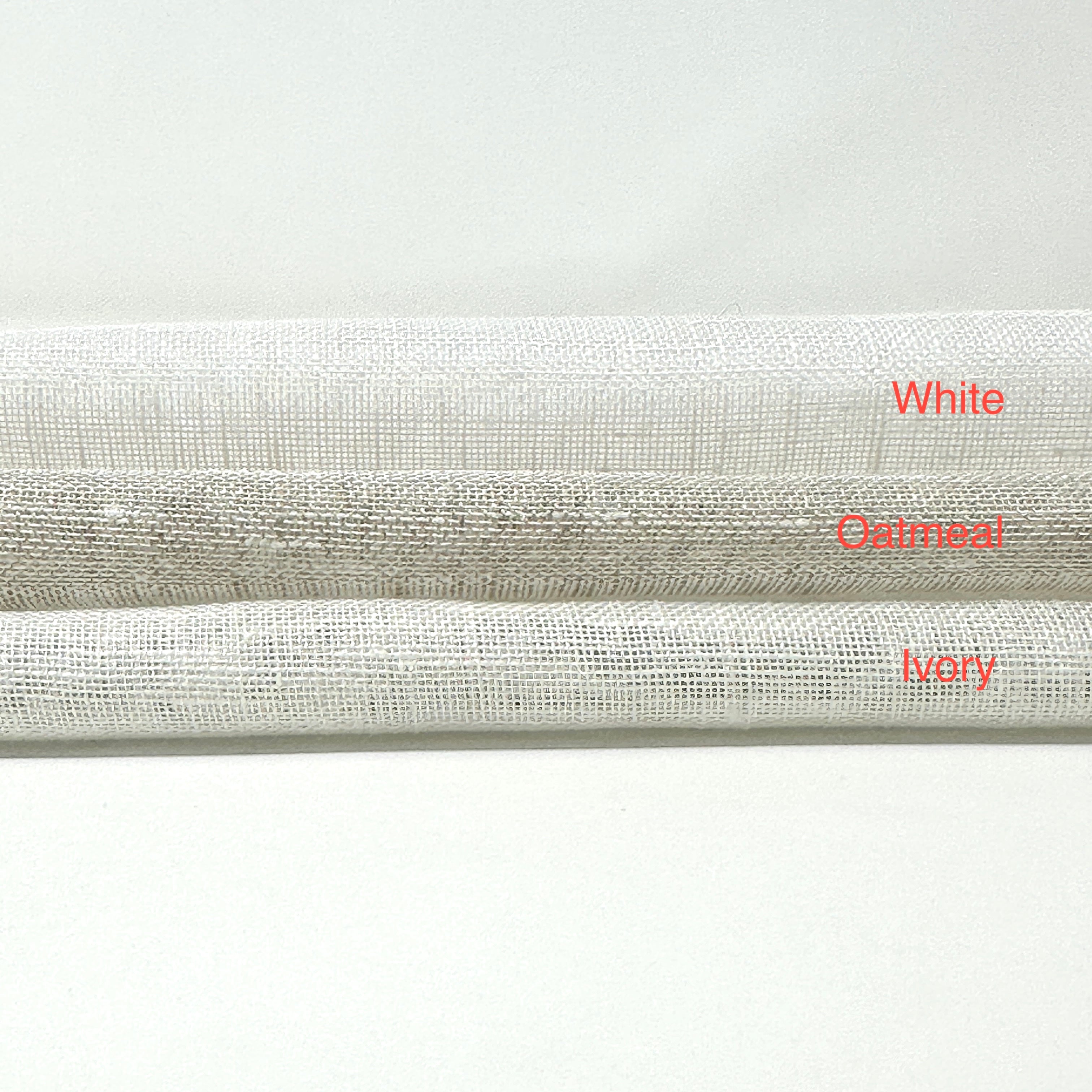 Textured Poly Sheer Linen Fabric / 57" Width / CL1099