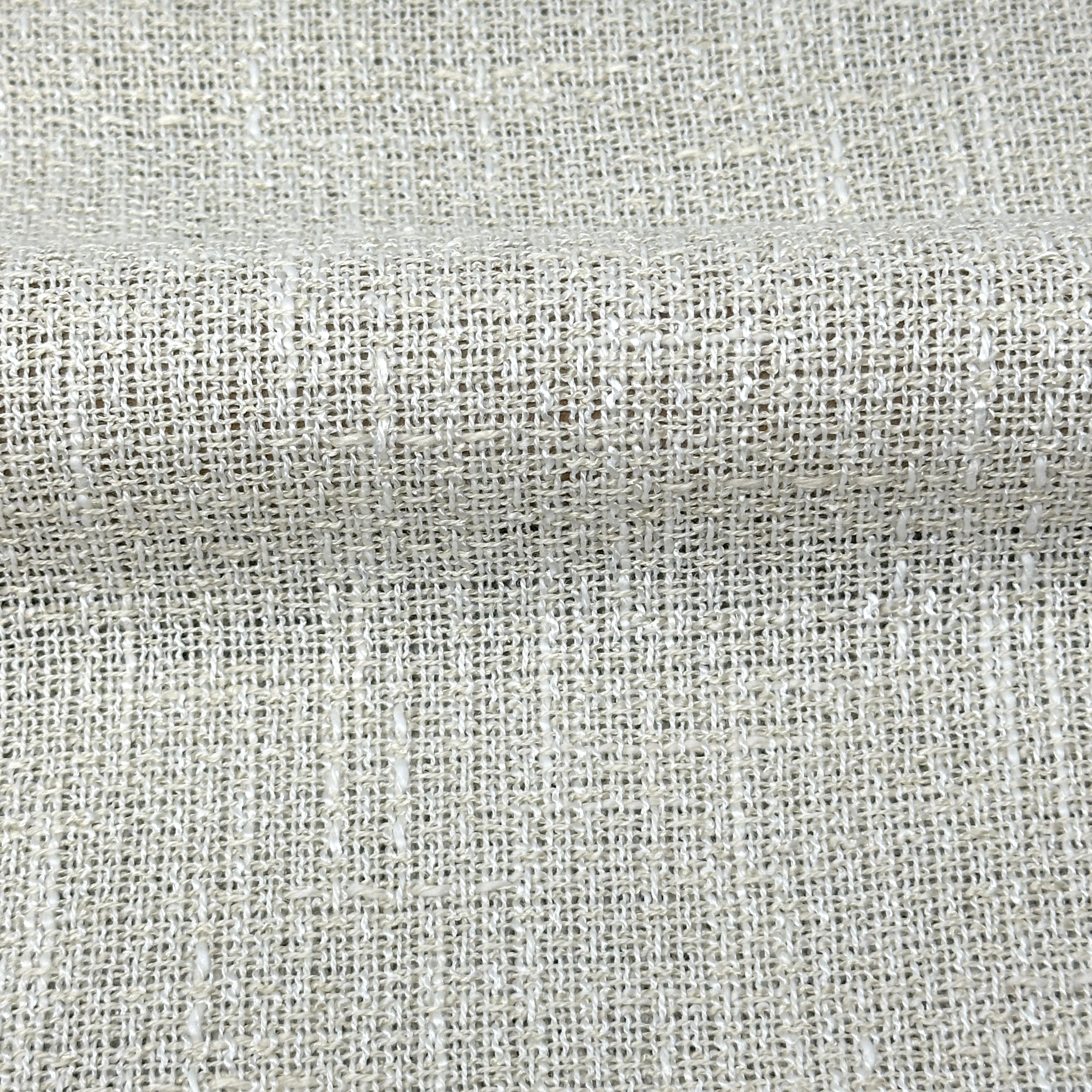 Mesh Net Sheer Blend Linen Fabric By The Yard / 59" Width / CL1132