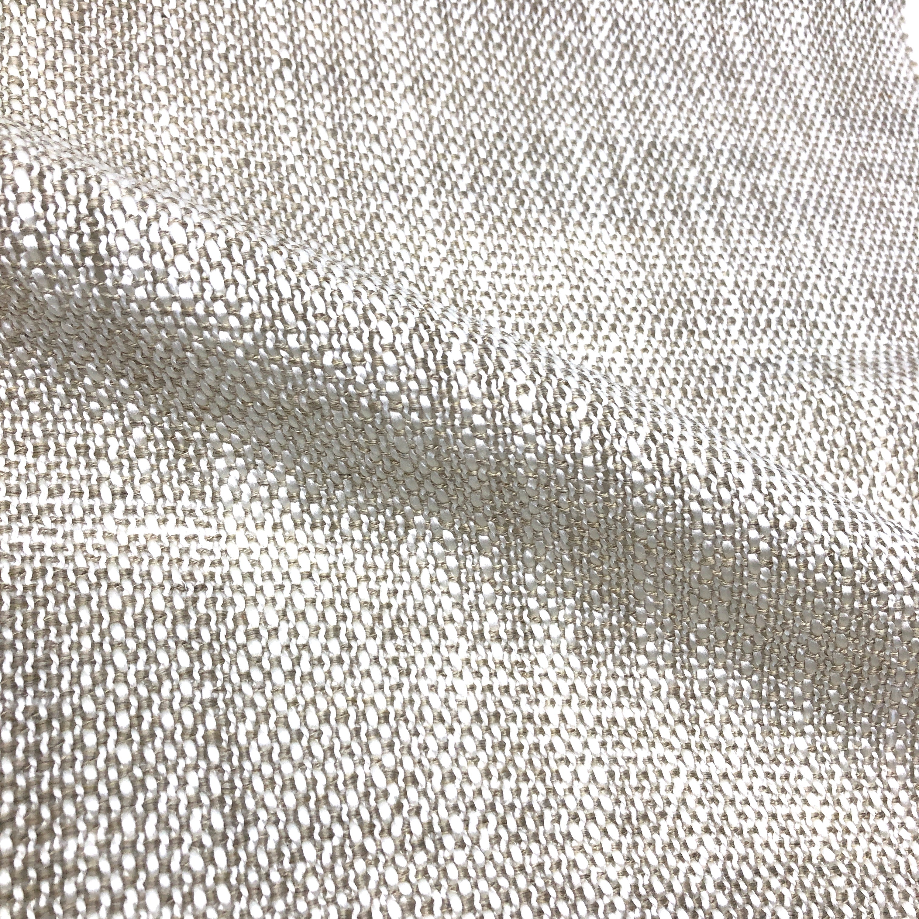 Medium Weight Faux Blend Linen Sheer Fabric by the Yard / 60" Wide / CL1030