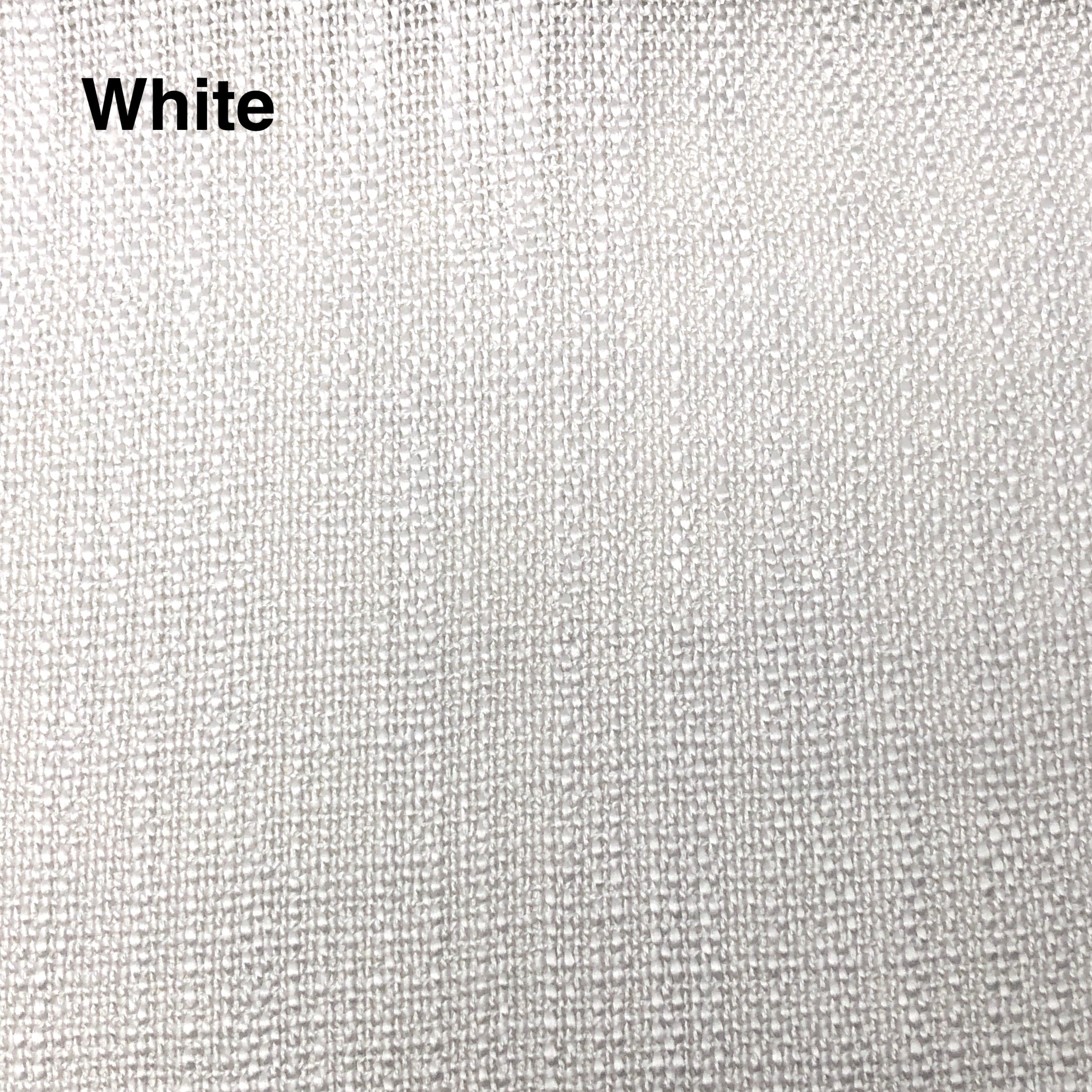 Medium Weight Faux Blend Linen Sheer Fabric by the Yard / 60