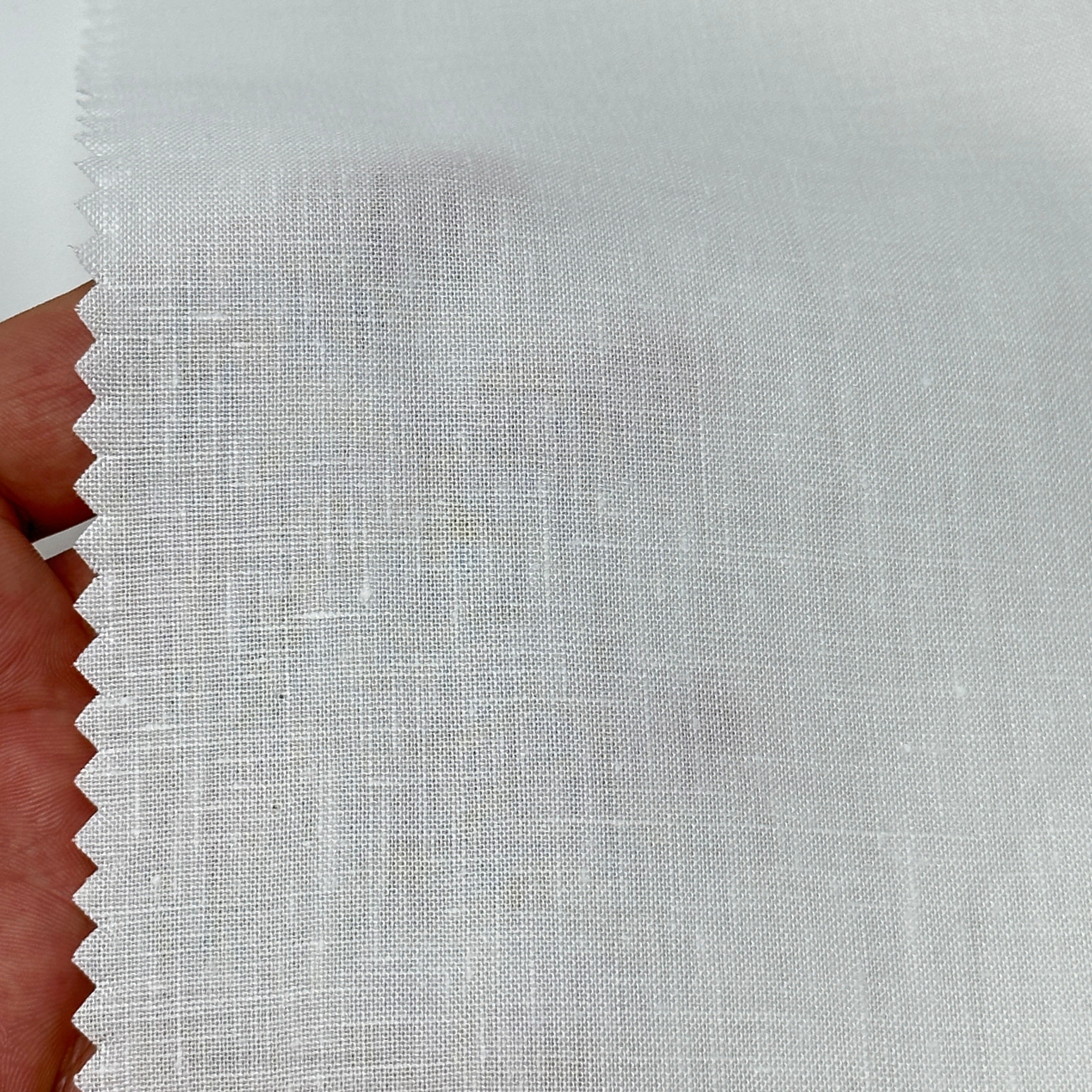 Double Width 100% Natural Linen Fabric By The Yard/CL1073
