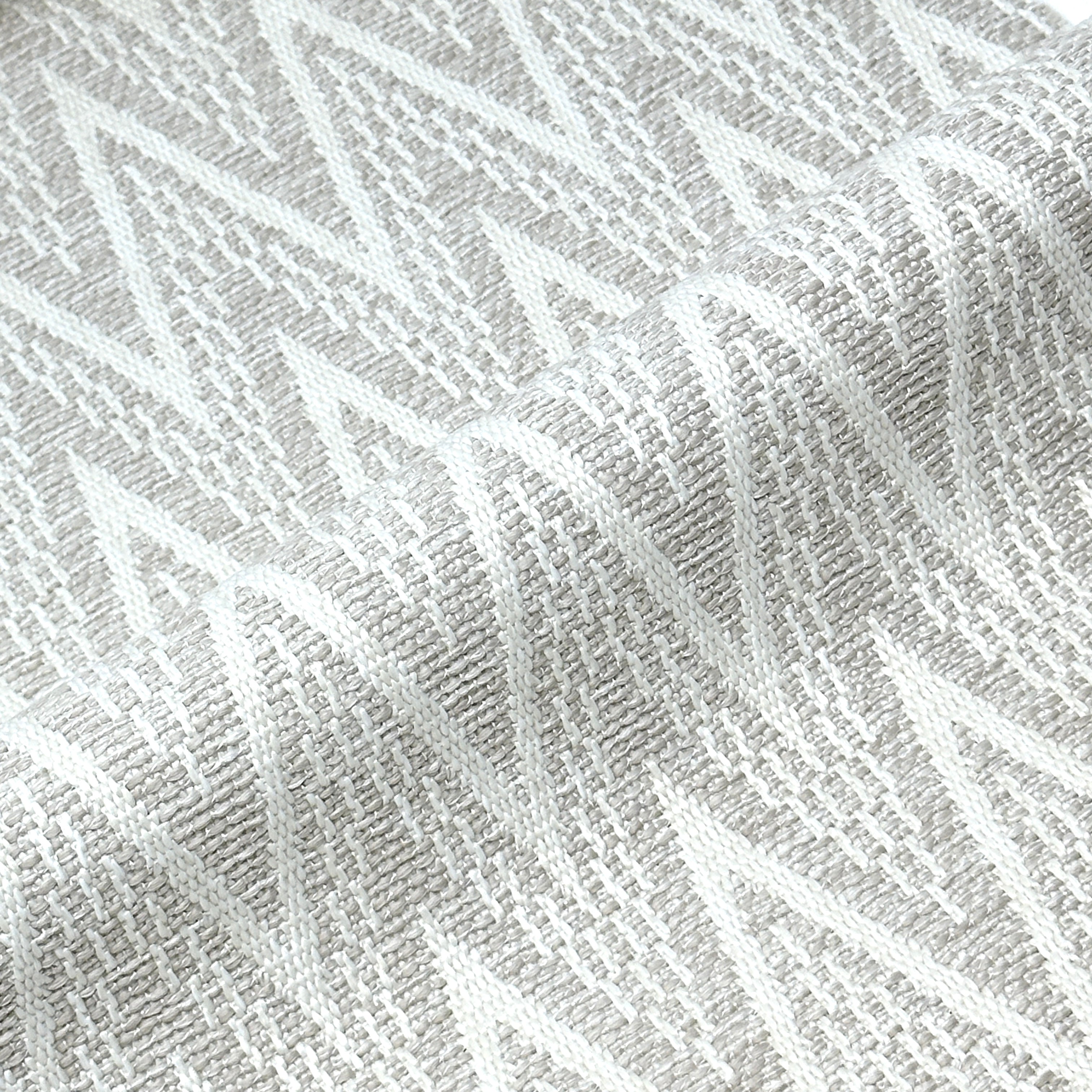 Chevron Pattern Blend Linen Fabric By The Yard / 57" Width / CL1140