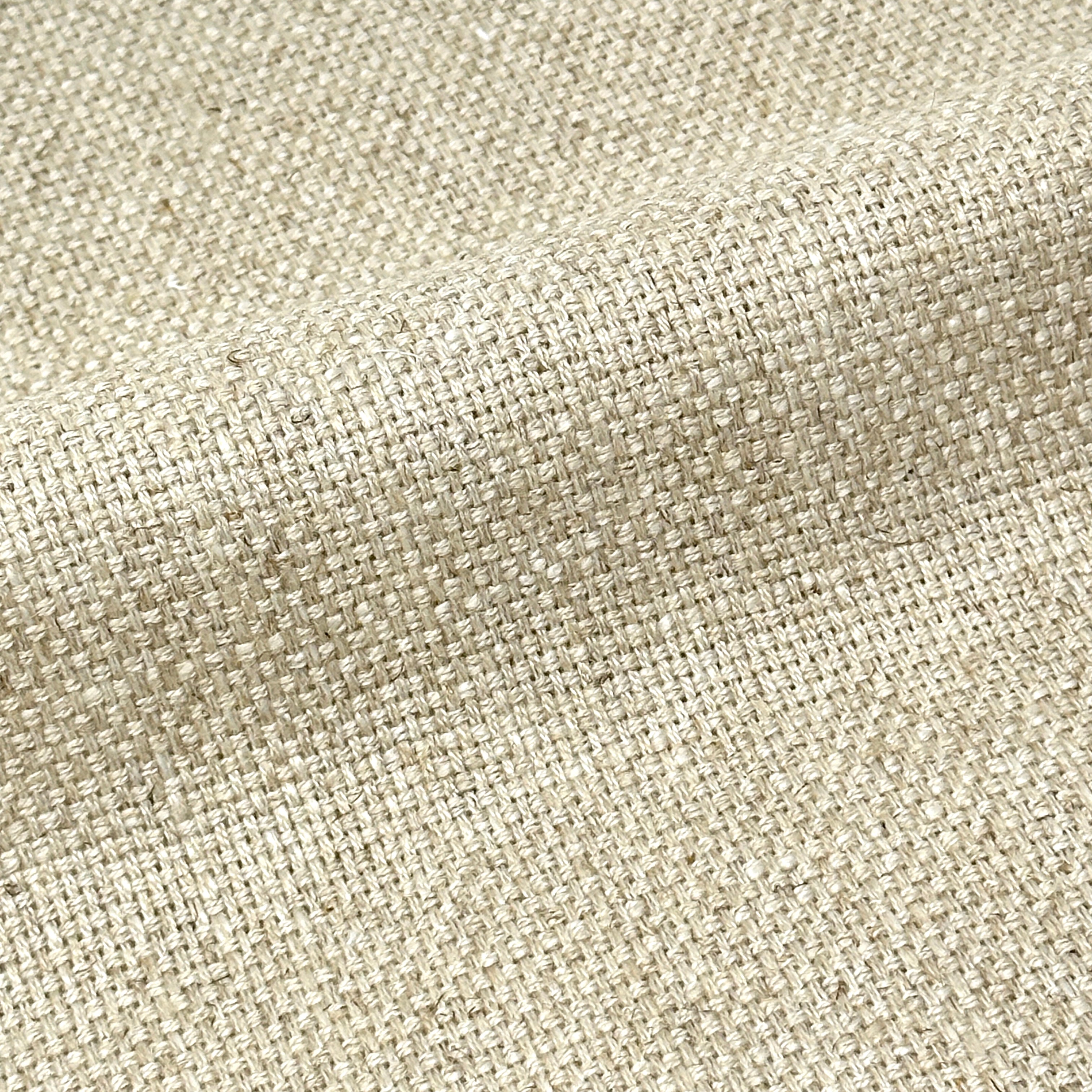 Rustic Antique Blend Linen Weave Fabric by the Yard / 55" Width / CL1121