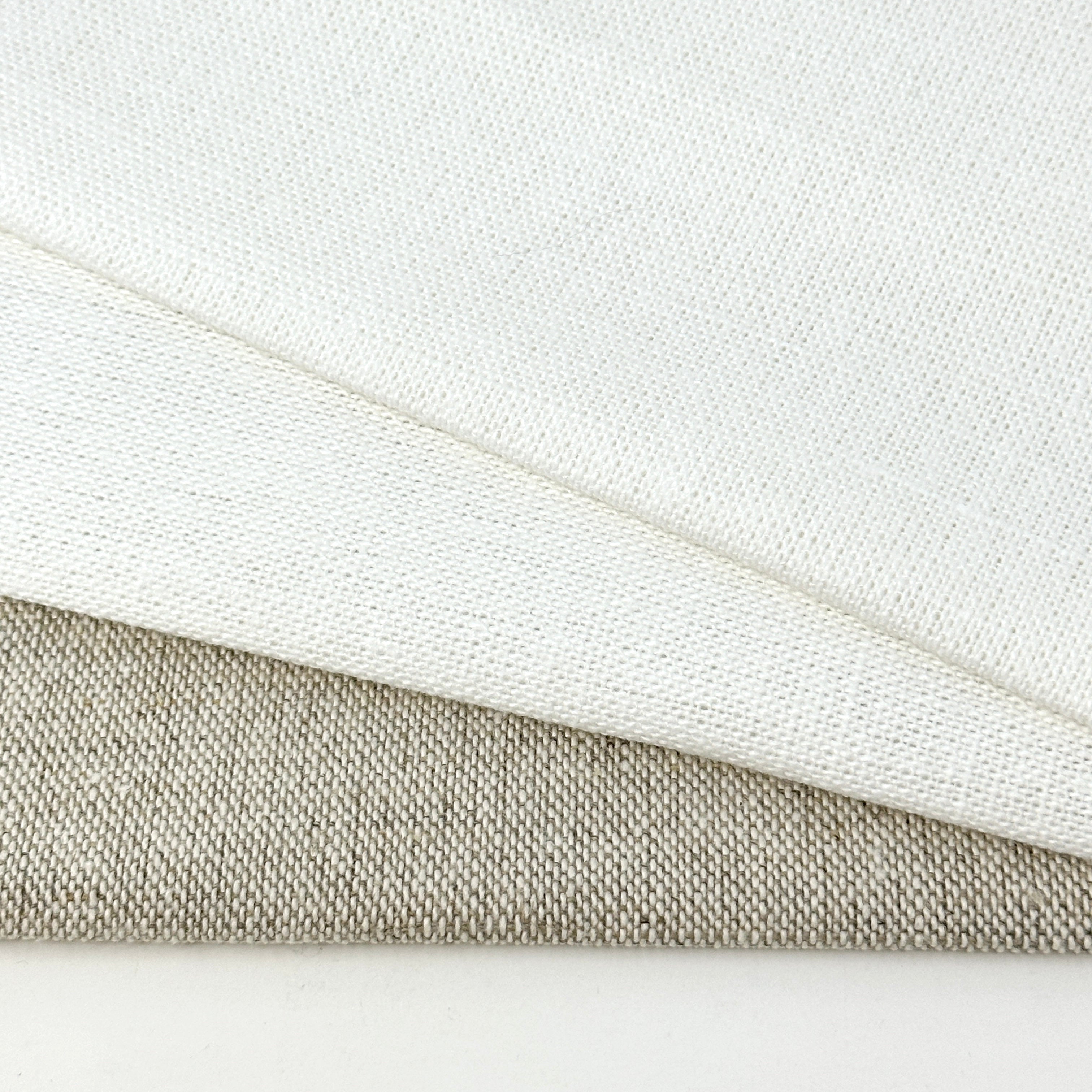Classic Blended Linen Fabric by the Yard / 54
