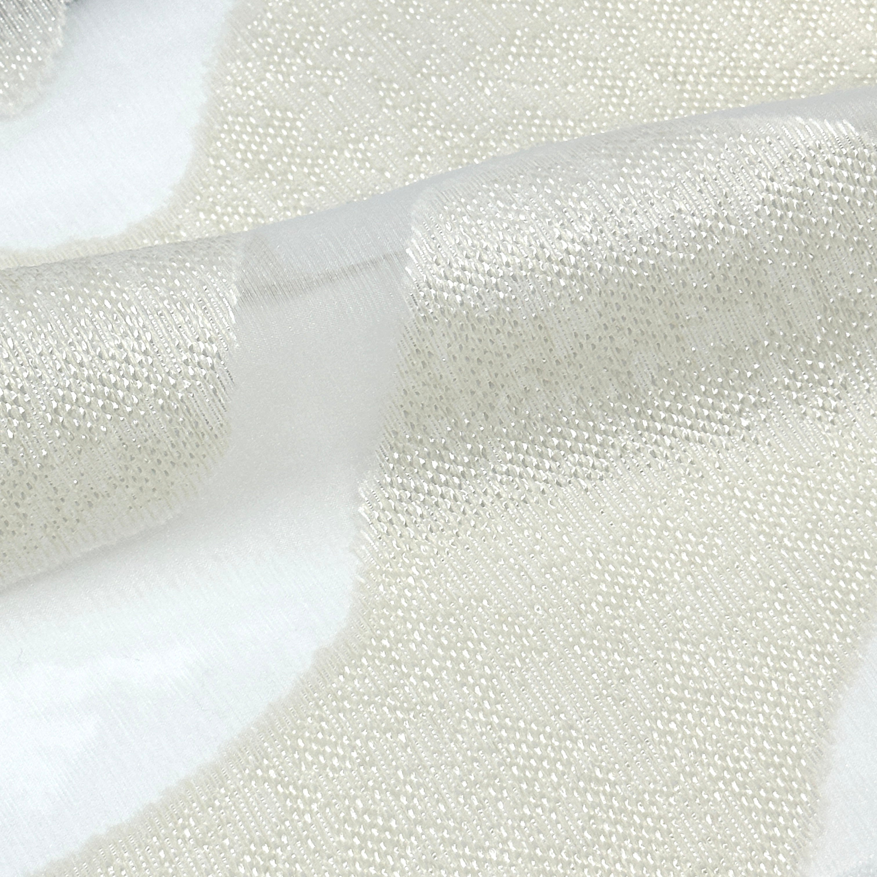 Irregular Wave Geometric Faux linen Fabric By The Yard / 118" Width / CL1135